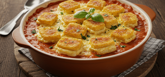 Tomato Soup and Grilled Cheese Casserole